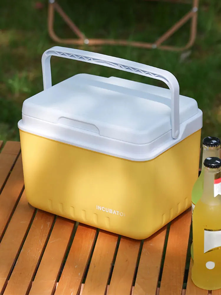 6L Insulated Ice Chest Multipurpose Portable Ice Bucket Outdoor Hard Cooler for Camping Beach Picnic