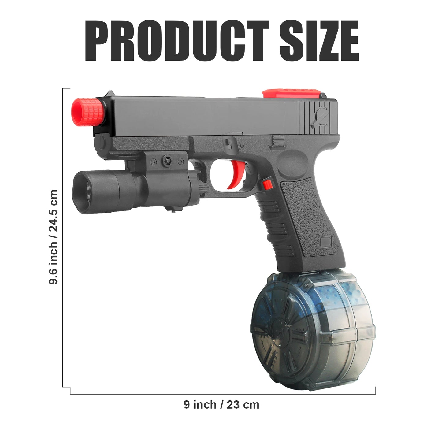 Dual Mode Electric Gel Balls Pistol Toy Water Blaster Gun