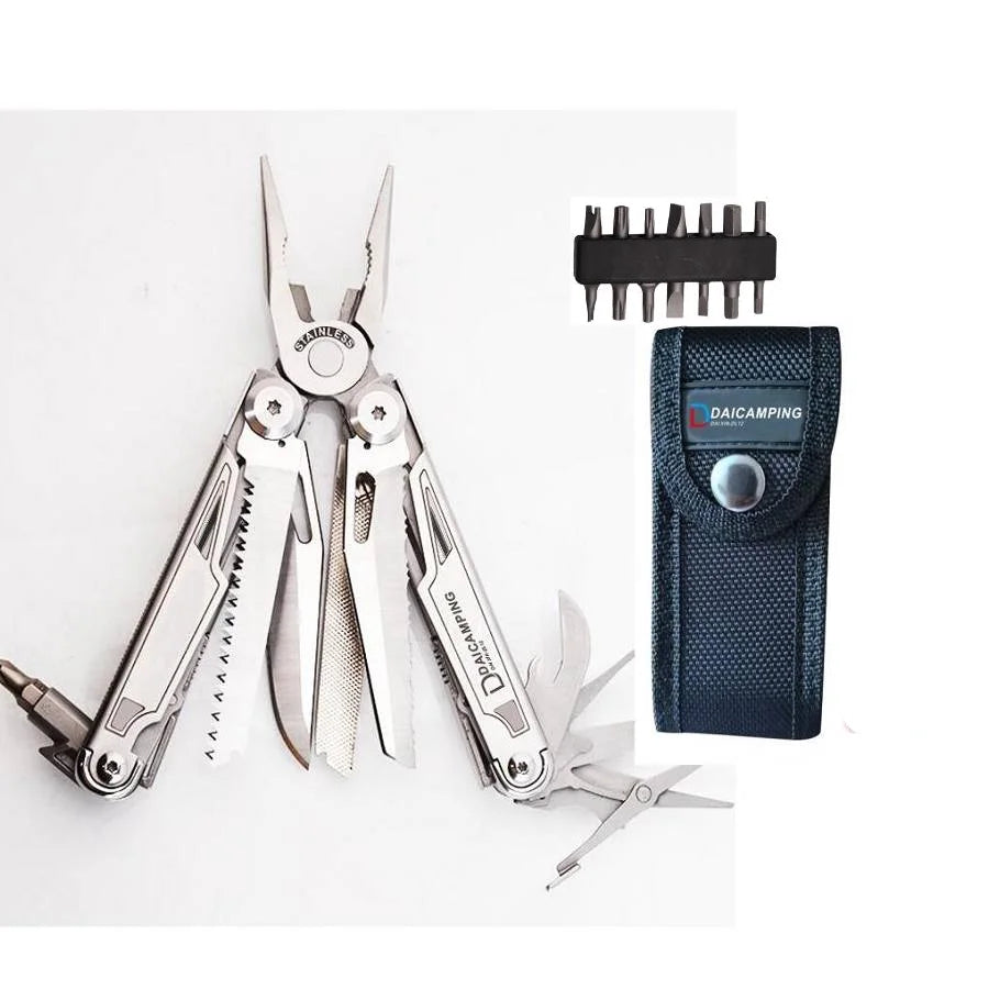 Daicamping Clip Multifunctional Pliers DL12 Folding Knife