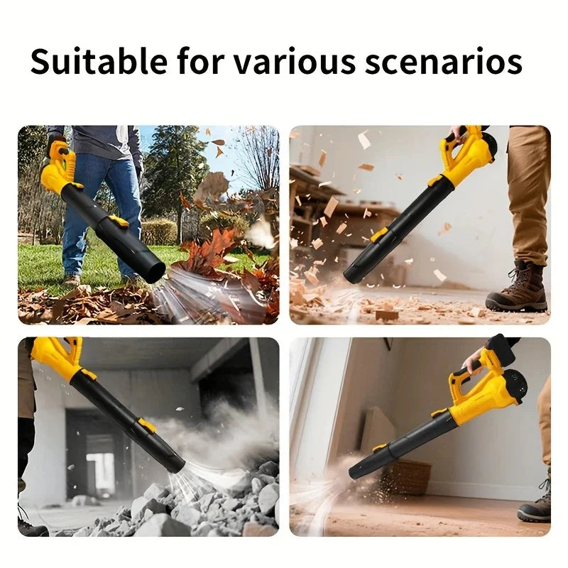 Ultra-high power leaf blower cordless blower garden leaves suitable for garden cleaning, dust removal and snow removal