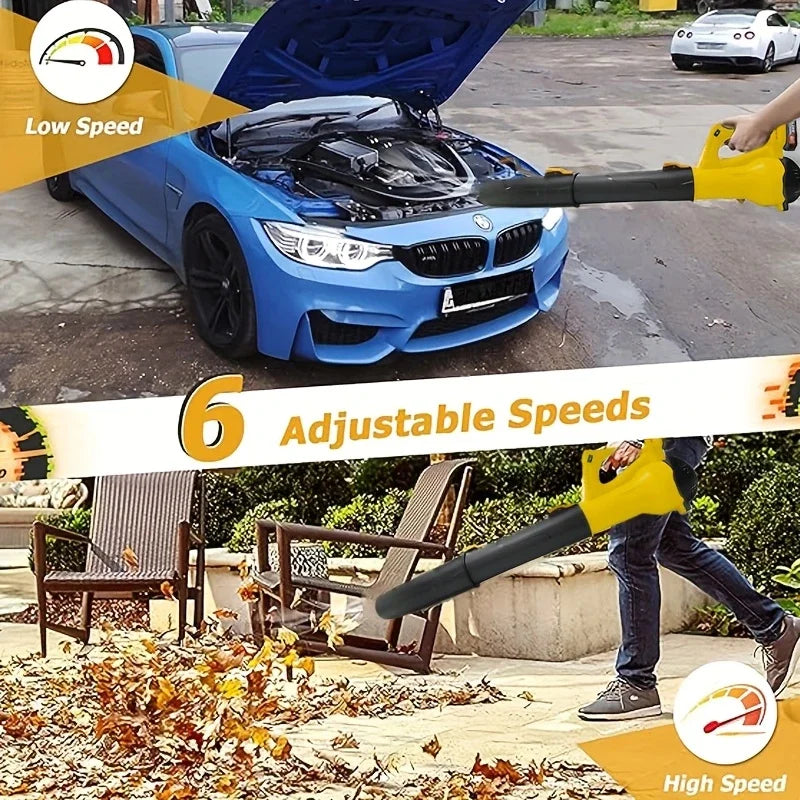 Ultra-high power leaf blower cordless blower garden leaves suitable for garden cleaning, dust removal and snow removal