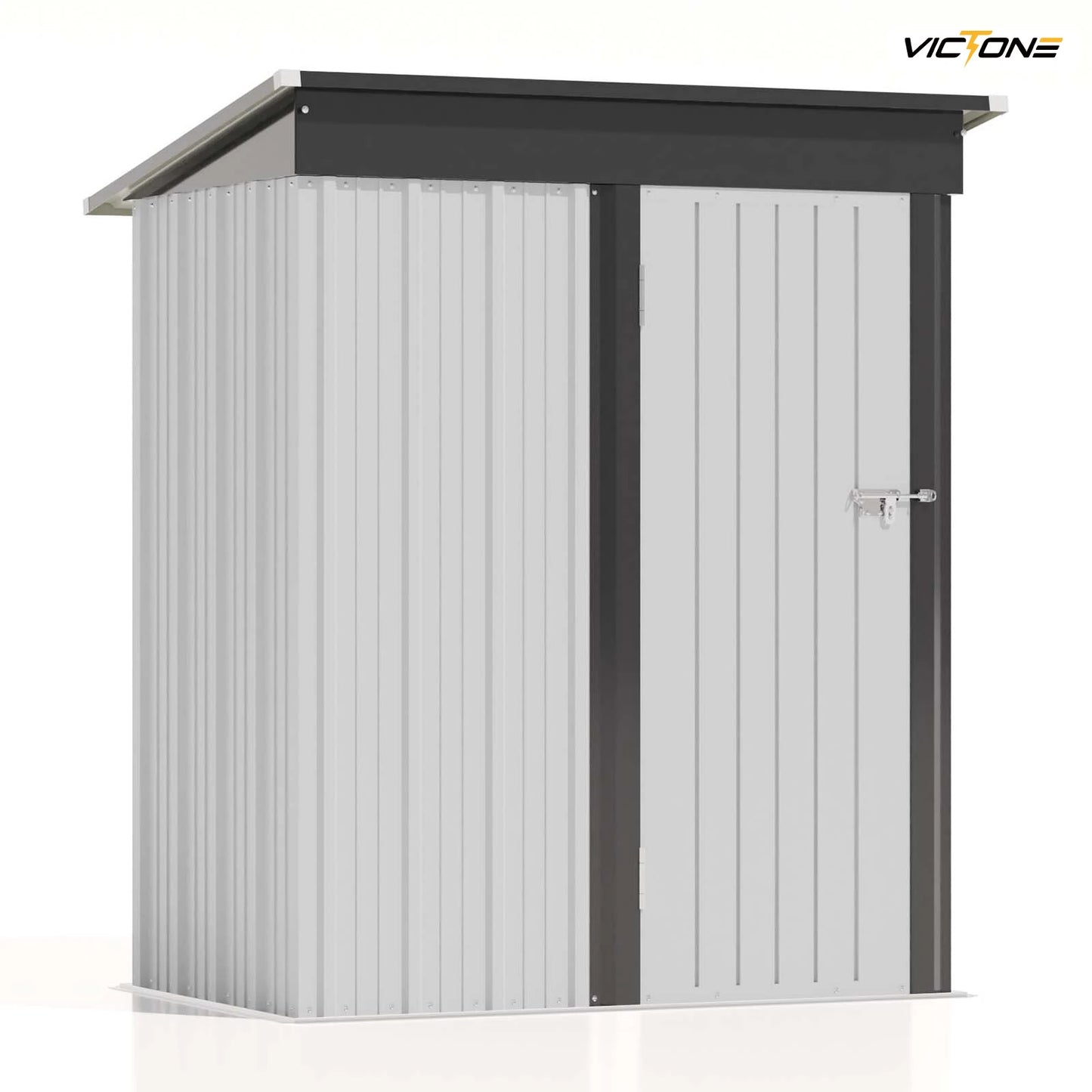 Patiowell 5x3 Ft Outdoor Storage Shed With Lockable Door