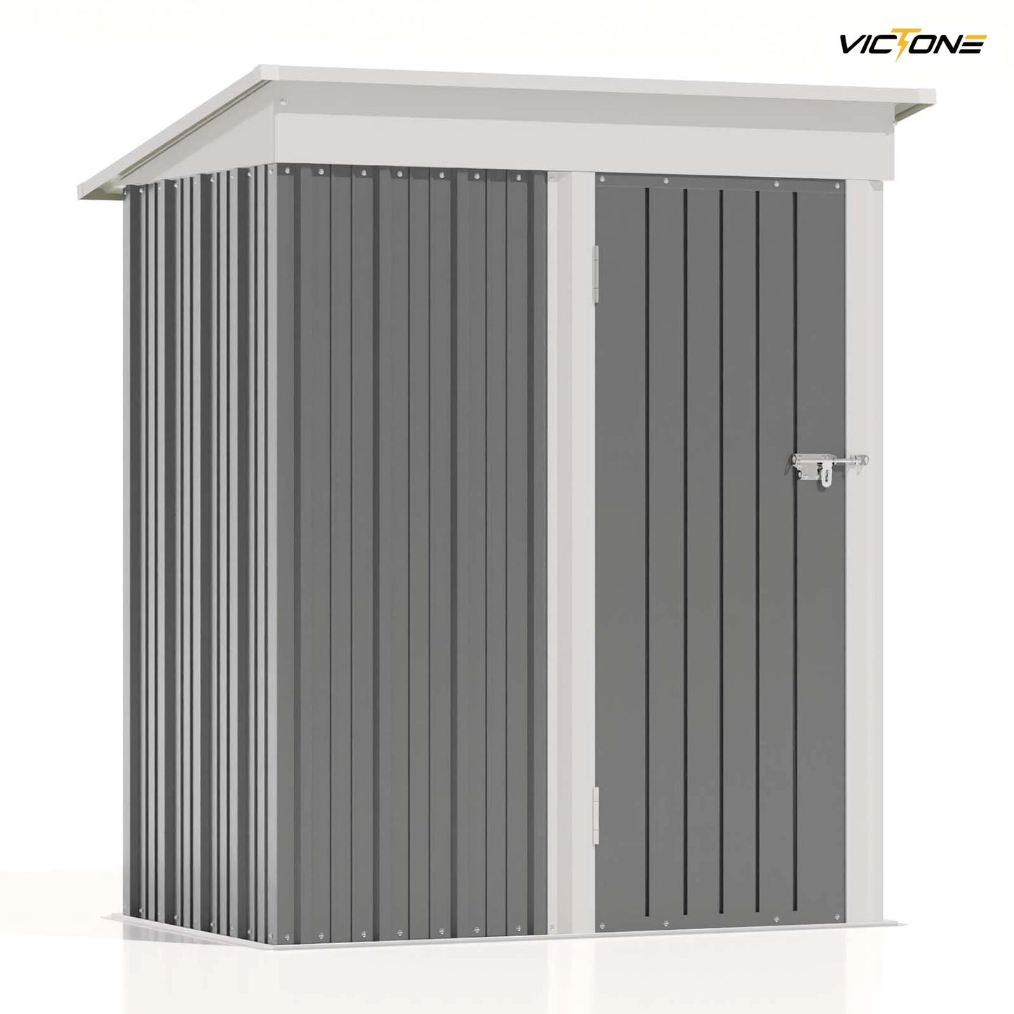 Patiowell 5x3 Ft Outdoor Storage Shed With Lockable Door