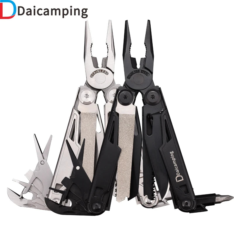 Daicamping Clip Multifunctional Pliers DL12 Folding Knife