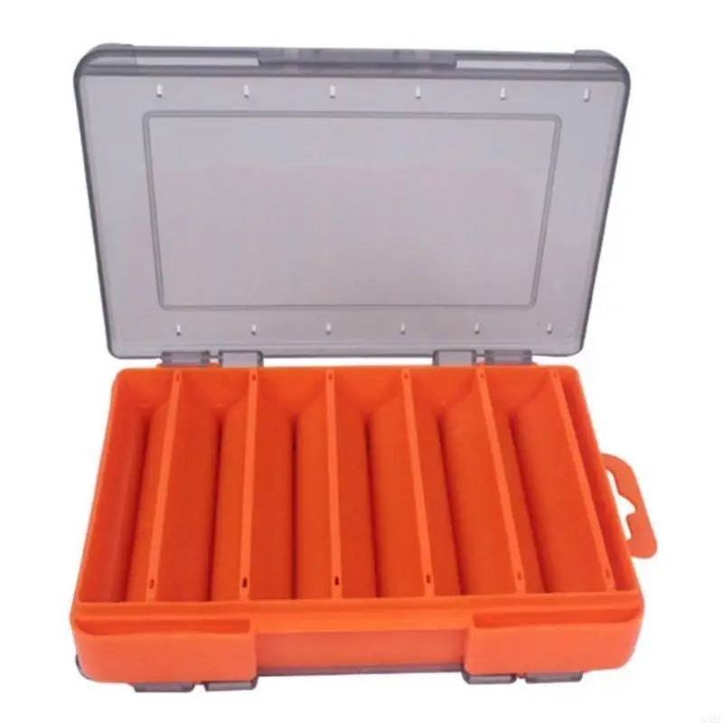 Double-Sided Fishing Tackle Storage Box For Spinners Lure Egi Tool Box Artificial Bait Case Fisherman Accessories Organizer