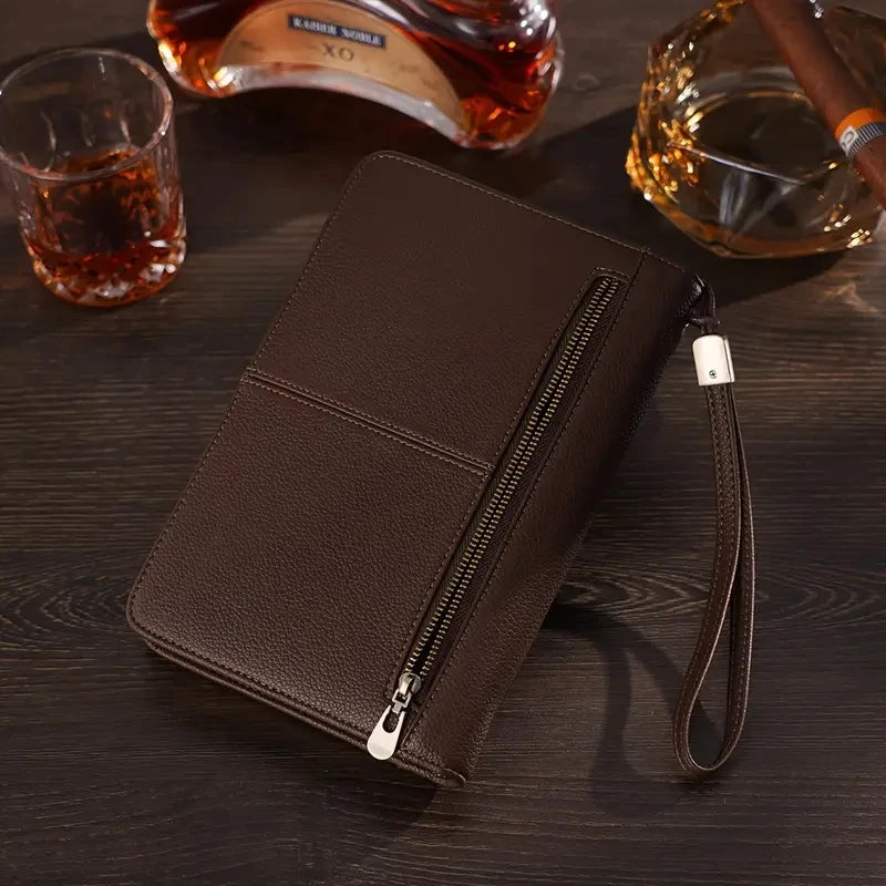 Cigar Storage Bag, Portable Travel Organizer for Cigars and Accessories, Compact Design with Multiple Compartments, Durable and