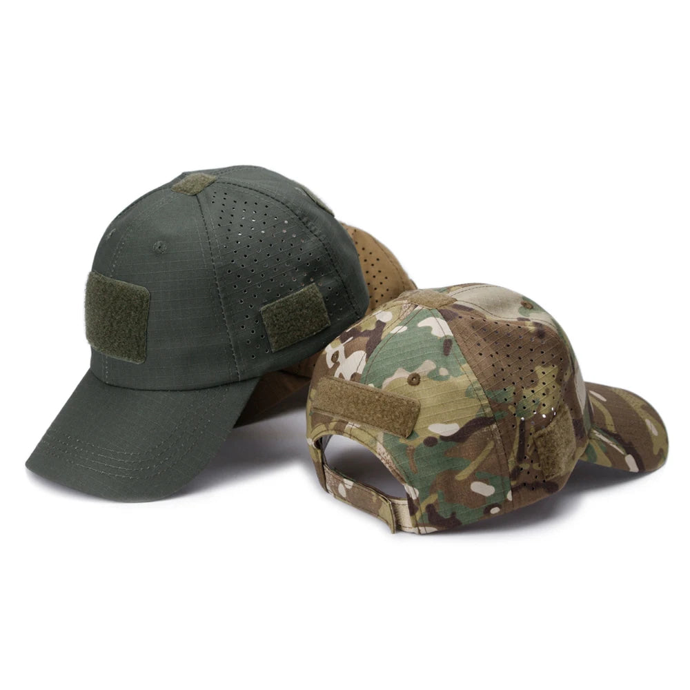 Unisex Camouflage Outdoor Baseball Cap Breathable Sun Protection Hat For Hunting