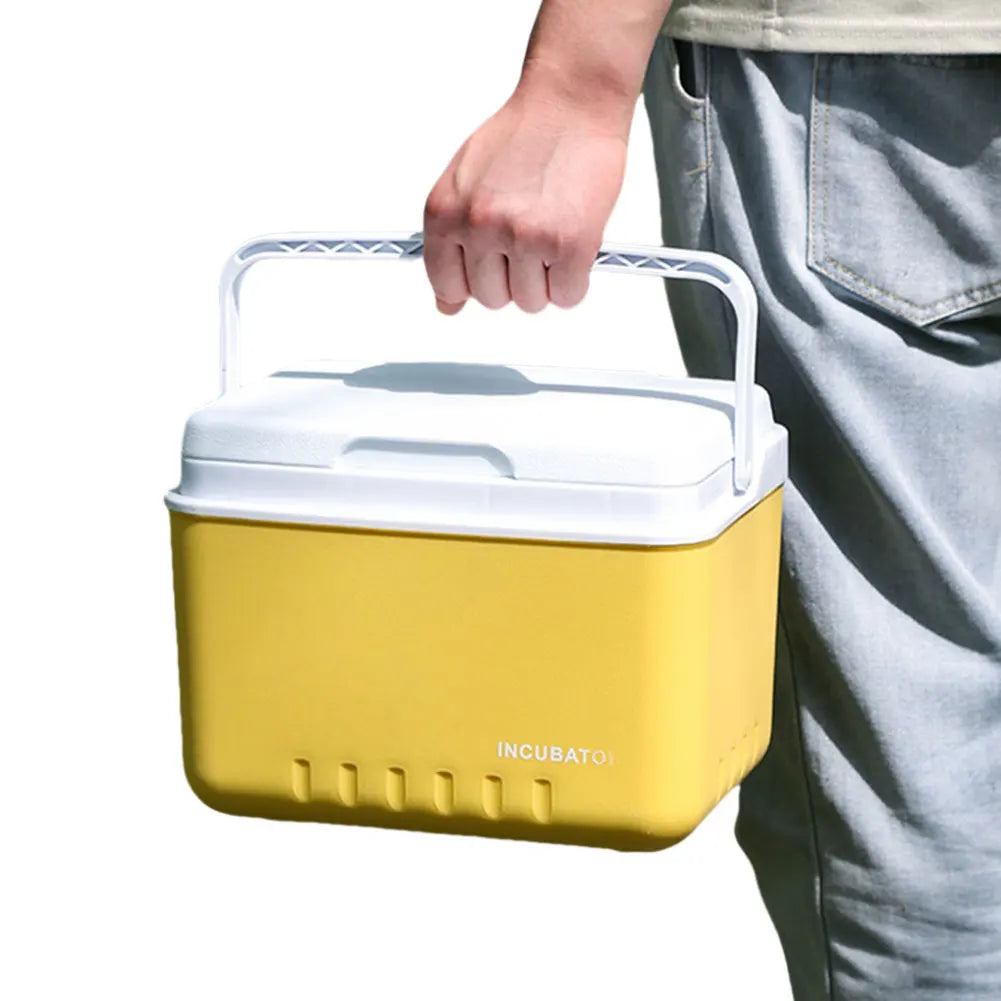 6L Insulated Ice Chest Multipurpose Portable Ice Bucket Outdoor Hard Cooler for Camping Beach Picnic