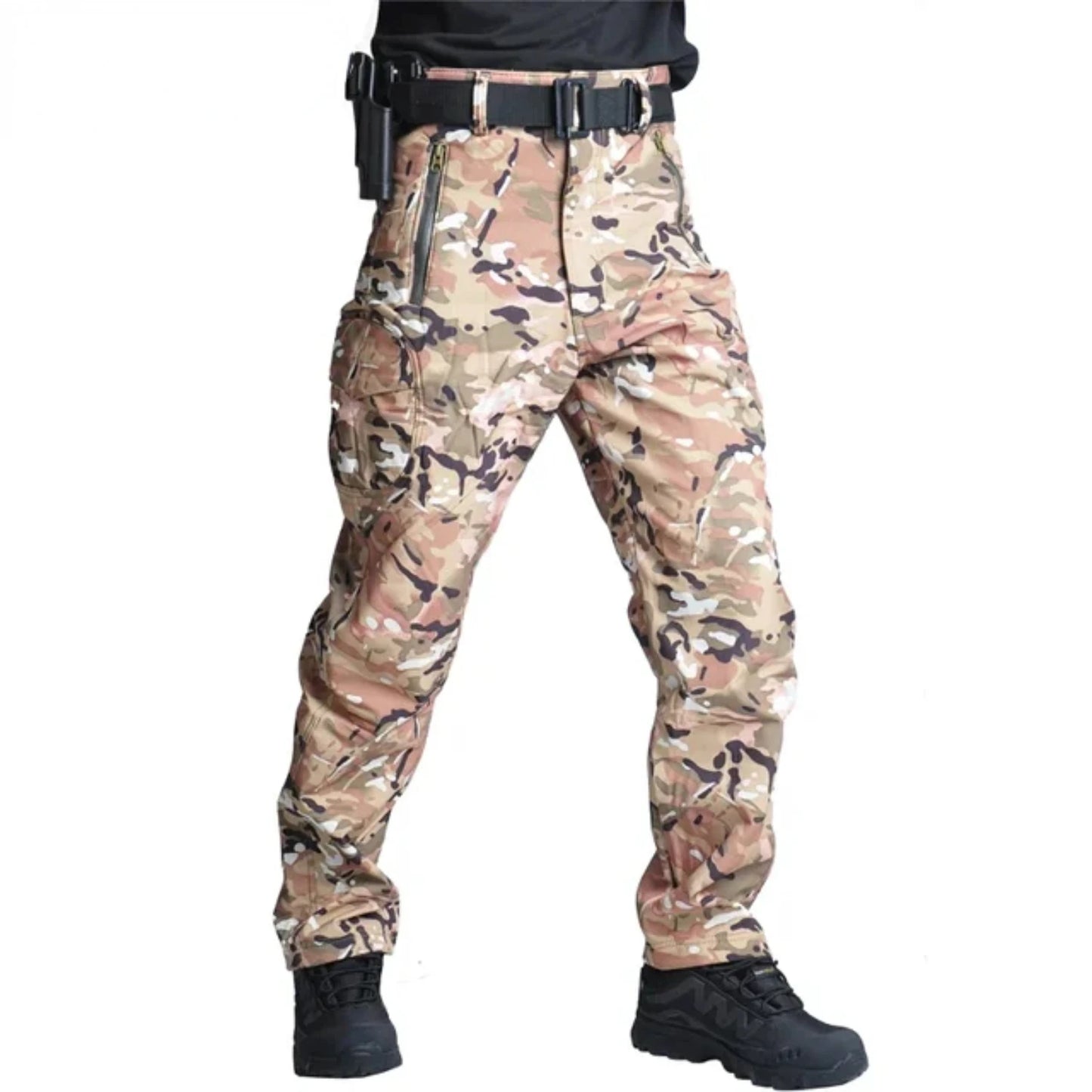 Combat Softshell Pants Tactical Fleece Pants Men  Paintball Trousers Waterproof Softair Multicam Pant Hiking Camping Clothes