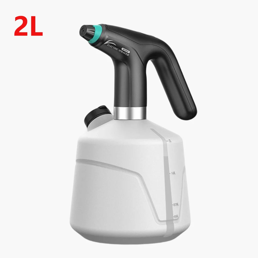 2L Electric Plant Spray Bottle USB Rechargeable Automatic Watering Fogger Spray Bottle Portable Hand-held Garden Sprayer Tools