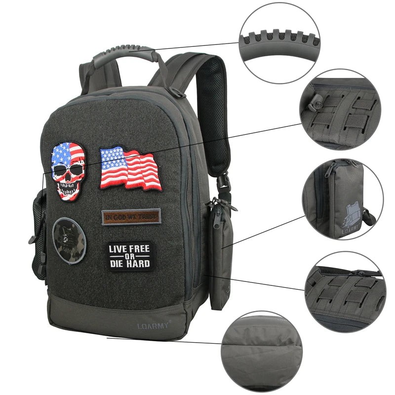 35L Outdoor Tactical Backpack Waterproof Military Rucksack