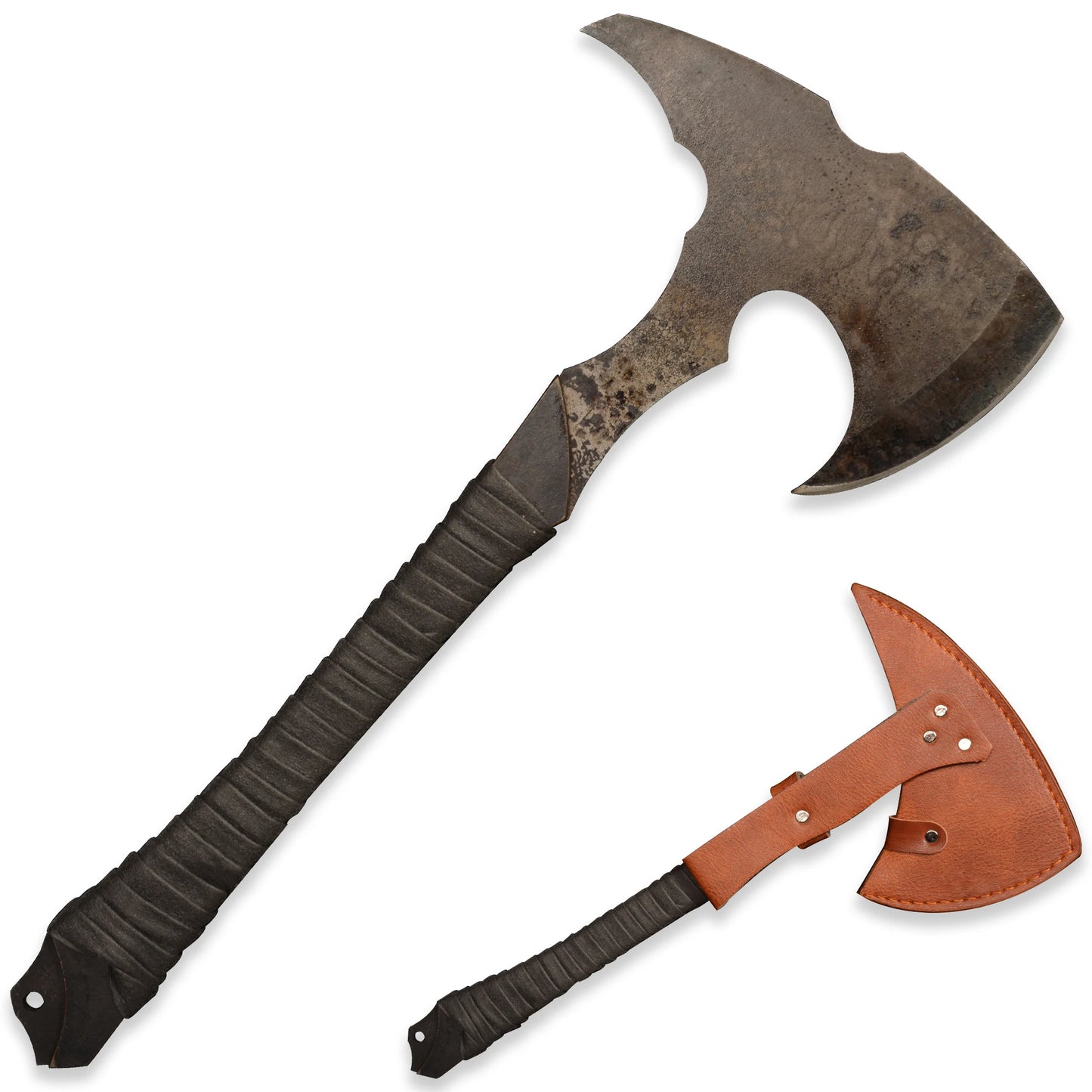 Handmade Manganese Steel 52HRC Hand Axe Full Tang Outdoor