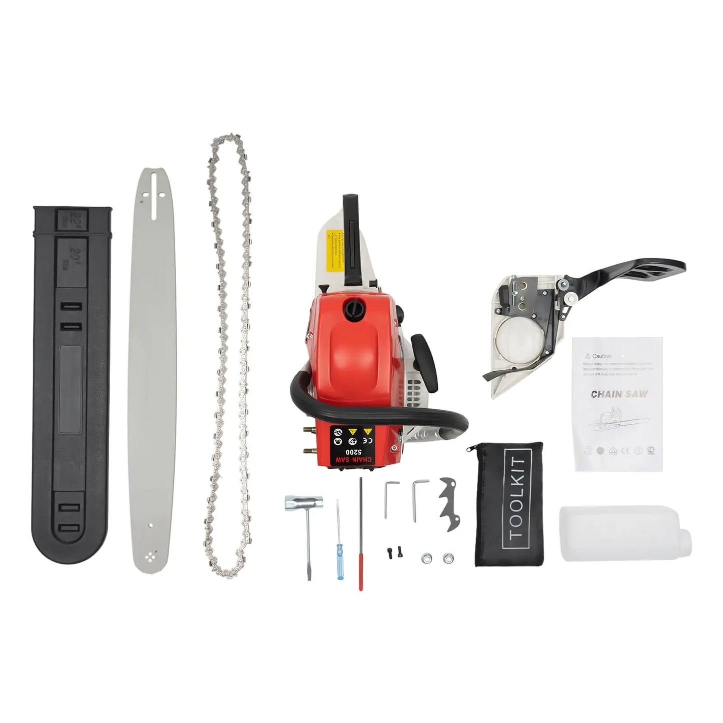 Yiyibyus 22 Inch Gas Chainsaw 52cc 2Stroke For Wood