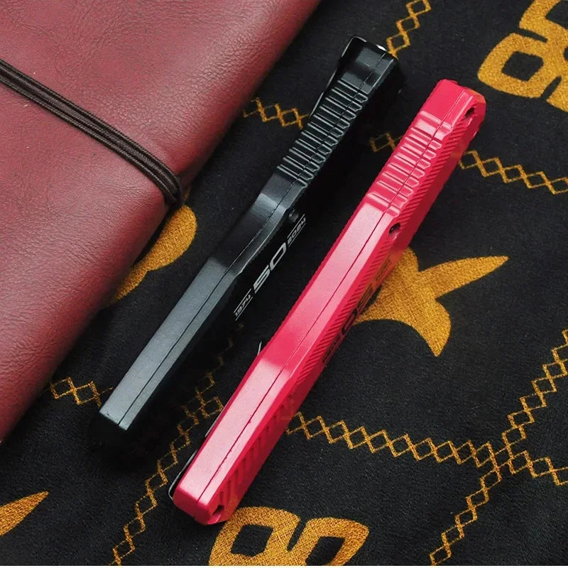 K9000 Diskin Livewire Knife D2 Blade Zinc Aluminum Handle