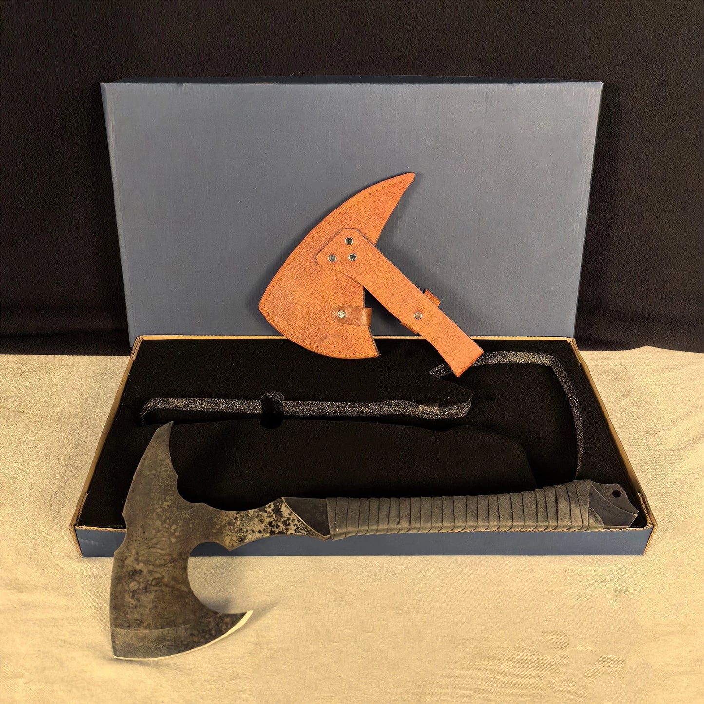 Handmade Manganese Steel 52HRC Hand Axe Full Tang Outdoor
