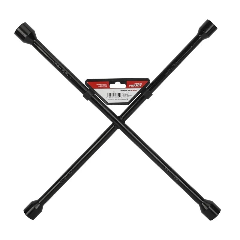 20 Inch Lug Wrench Carbon Steel 4 Way Tire Changing Tool Heavy Duty Rustproof Cars Trucks SUVs