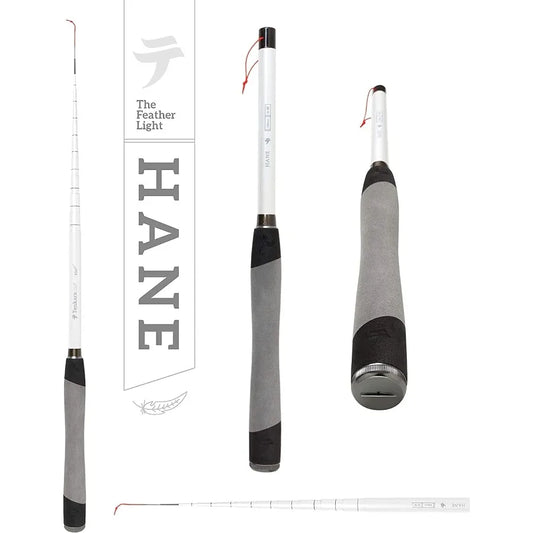 Fly Fishing HANE Rod with Case Super Compact AllAround for Small Medium Fish UltraPortable Carbon Fiber Lightweight 10ft10in 33