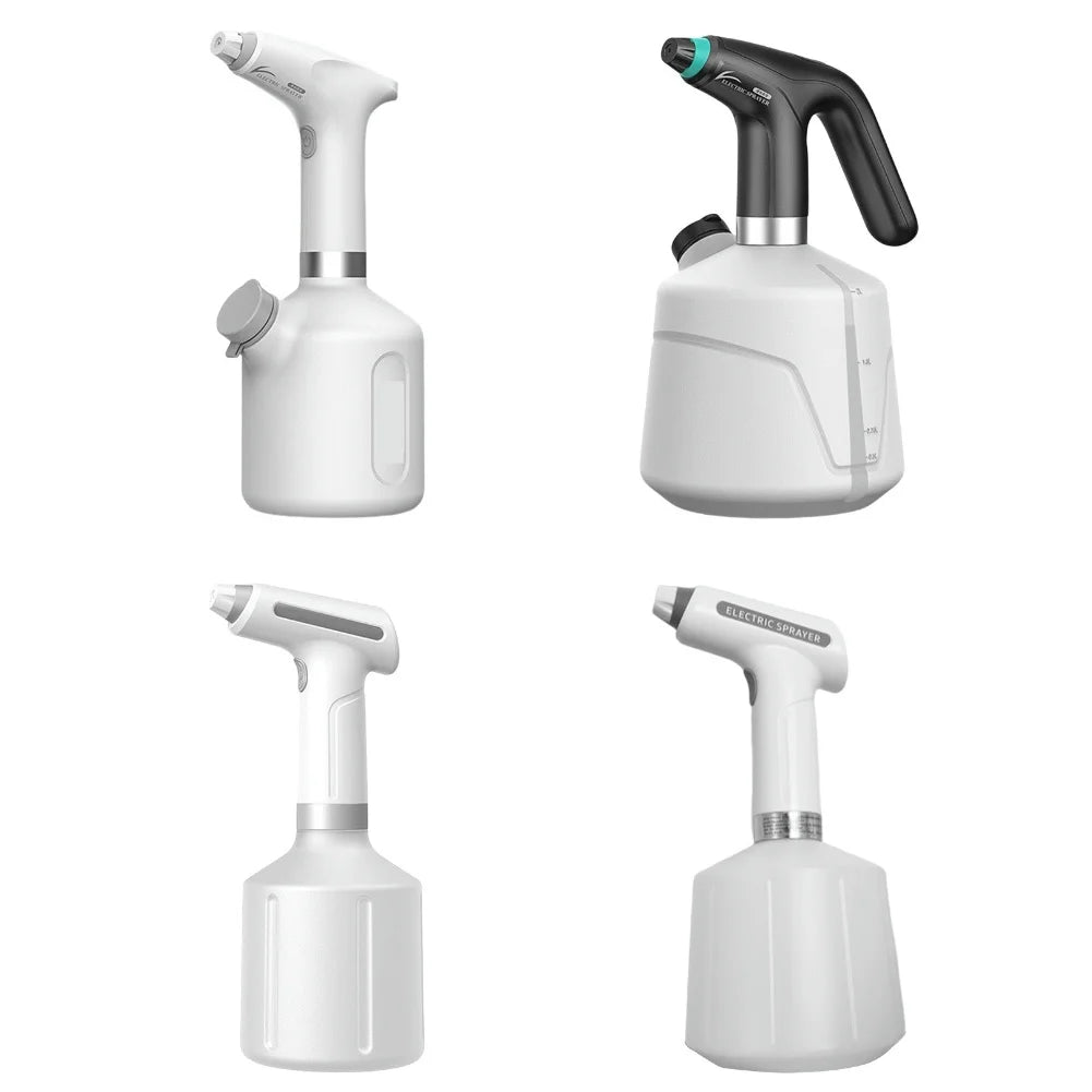 2L Electric Plant Spray Bottle USB Rechargeable Automatic Watering Fogger Spray Bottle Portable Hand-held Garden Sprayer Tools