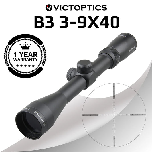 VictOptics B3 3 to 9x40 Hunting Riflescope For Air Rifle