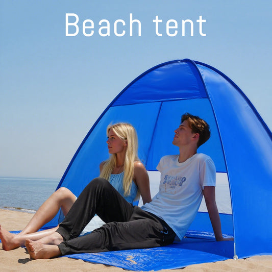 Pop-up beach tent,with handbag - compact folding design, suitable for outdoor hiking,picnicking, and travel