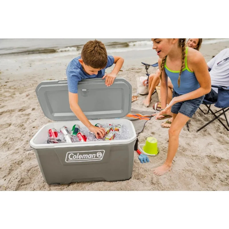 Coleman 316 Series 70QT Hard Chest Cooler, Silver Ash