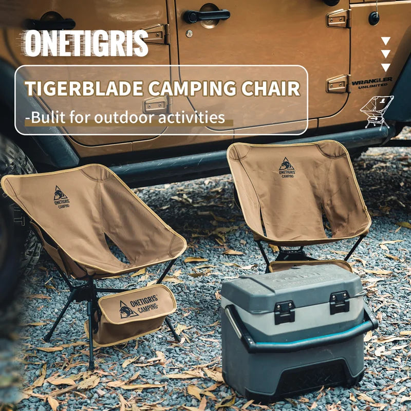 OneTigris Tigerblade Chair Foldable Outdoor Chair Triangle Framed Compact Portable Backpacking Chair