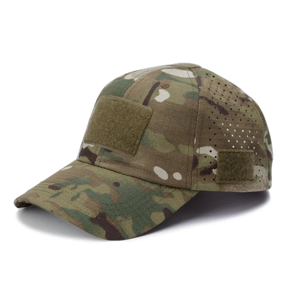 Unisex Camouflage Outdoor Baseball Cap Breathable Sun Protection Hat For Hunting