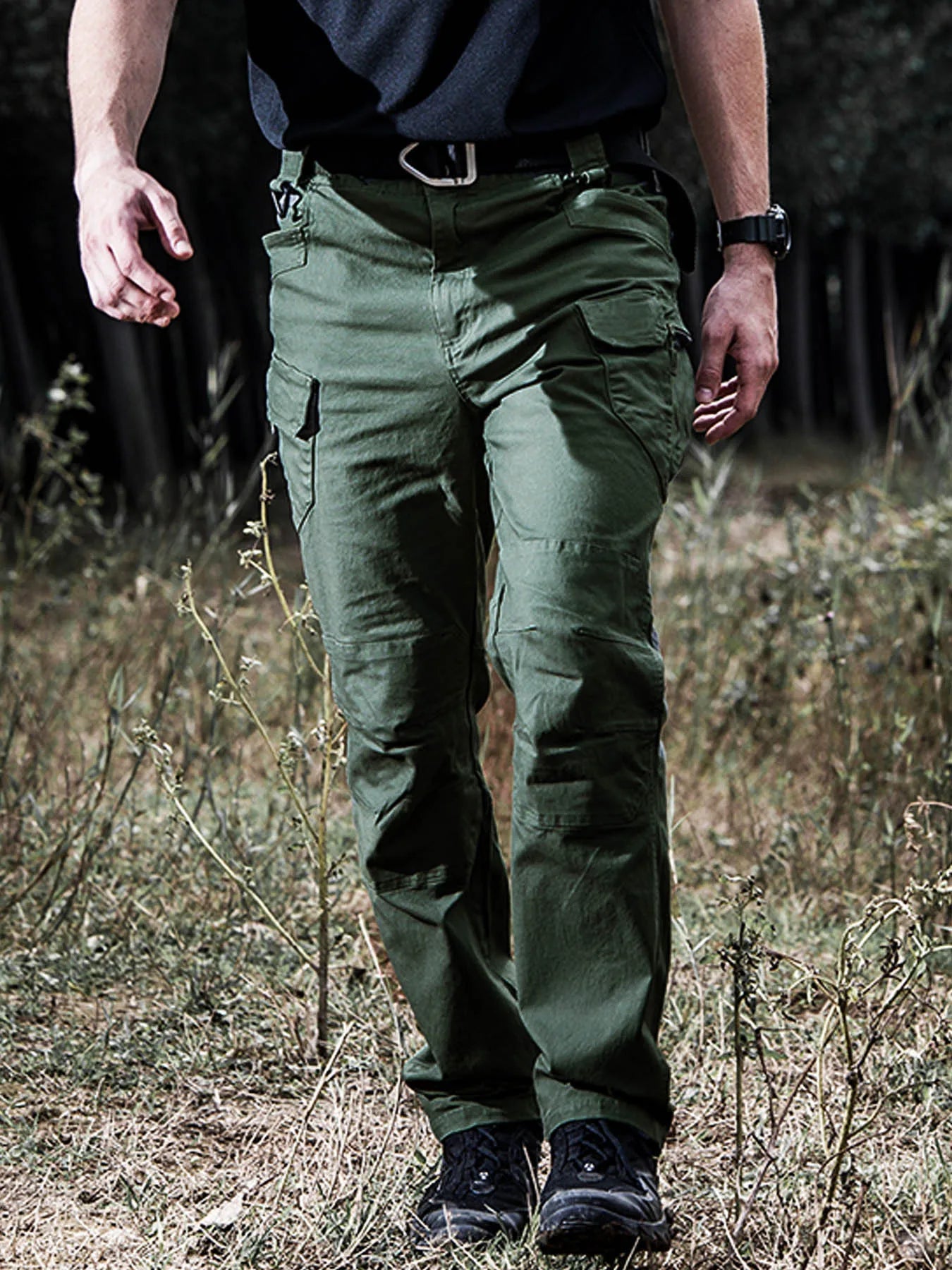 Men Combat Pants With Knee Pads Tactical Cargo Sport Trousers Camouflage Multicam Trekking Hunting Clothes