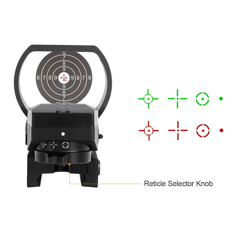 SRO Mini Red Dot Sight For Glock 20mm Rail Tactical Optics