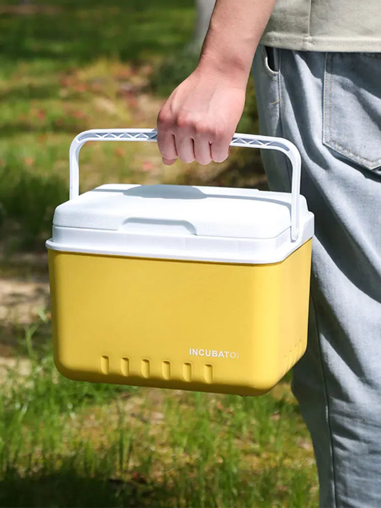 6L Insulated Ice Chest Multipurpose Portable Ice Bucket Outdoor Hard Cooler for Camping Beach Picnic