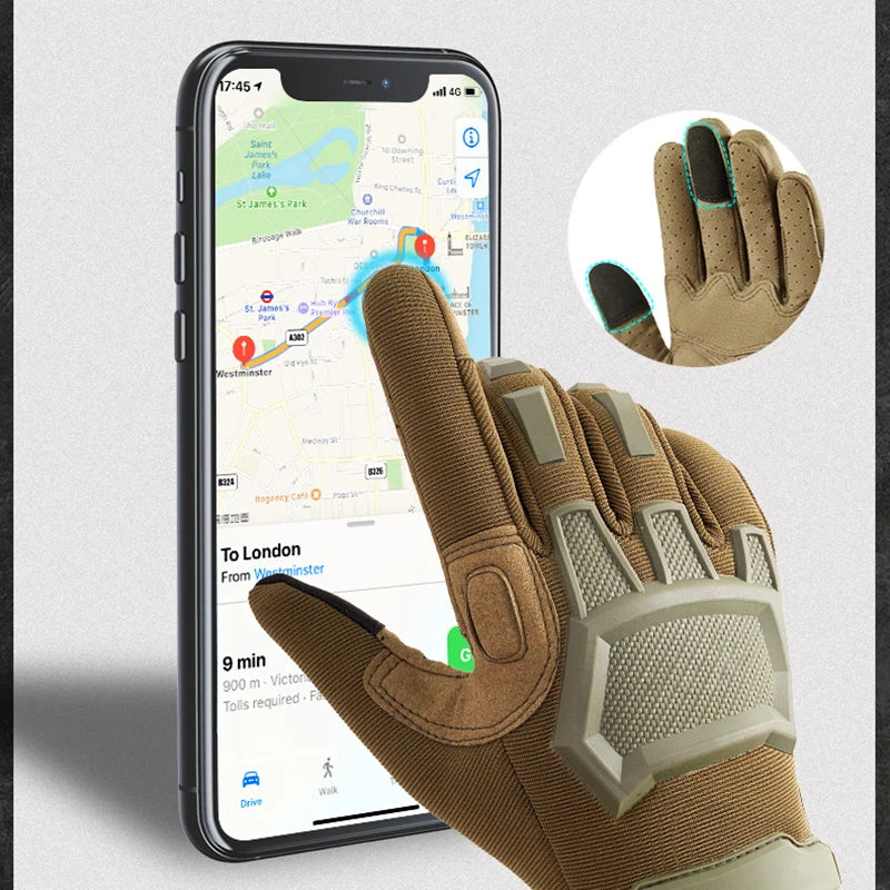 Premium Full Finger Touchscreen Gloves Windproof Non Slip