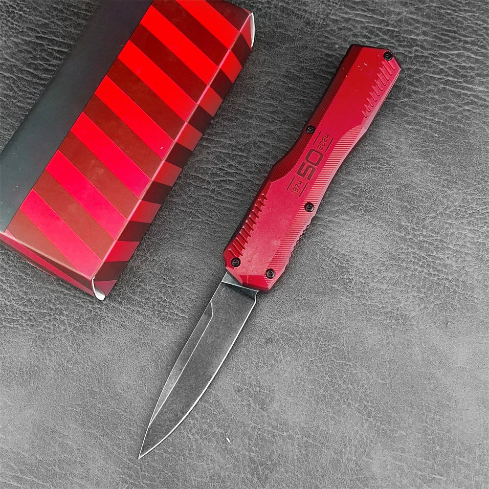 K9000 Diskin Livewire Knife D2 Blade Zinc Aluminum Handle