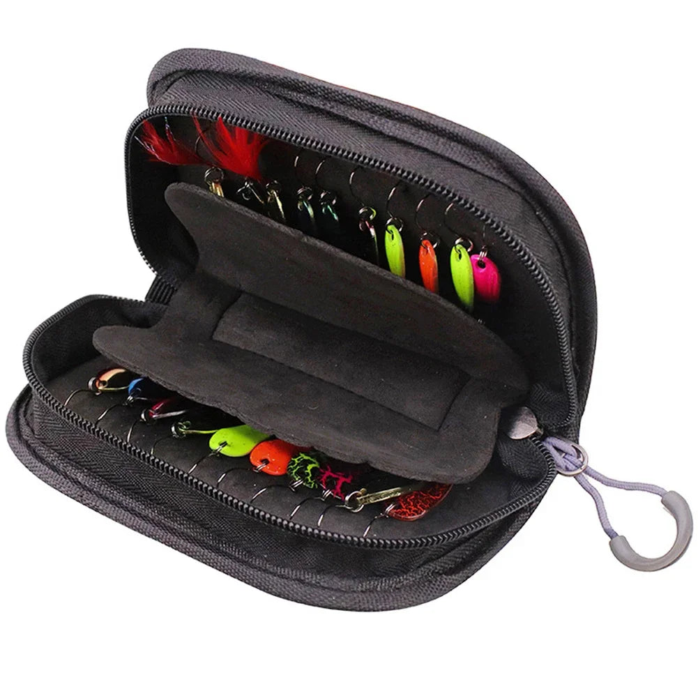 5/10/16/20pcs Fishing Spoons Lures Baits Set for Trout Bass Casting Spinner Fishing Bait with Storage Bag Case