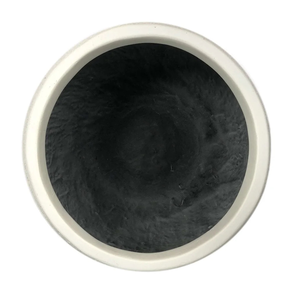Durable 13 Inch Resin Moon Planter Weatherproof Outdoor Decor with Drainage Holes Unique Round Garden Planter Magical Design