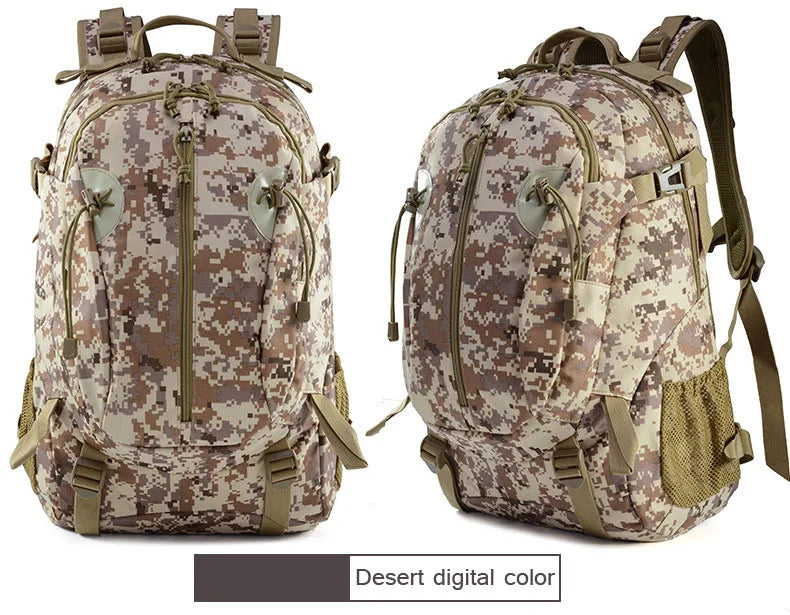 Outdoor Camouflage Backpacks Men's New Oxford Large Capacity Sports Cloth Waterproof Bag Tactical Backpack