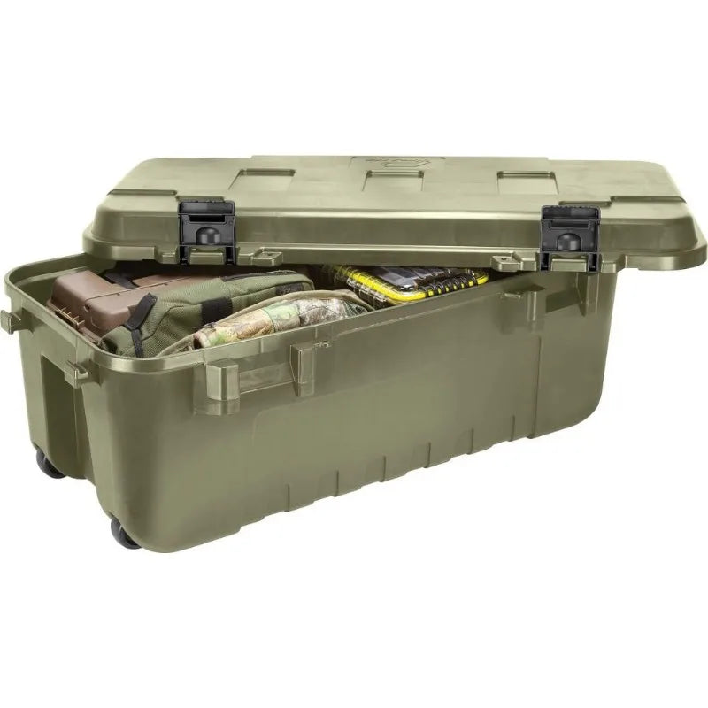Plano Storage Trunk With Wheels 108 Quart Lockable Box