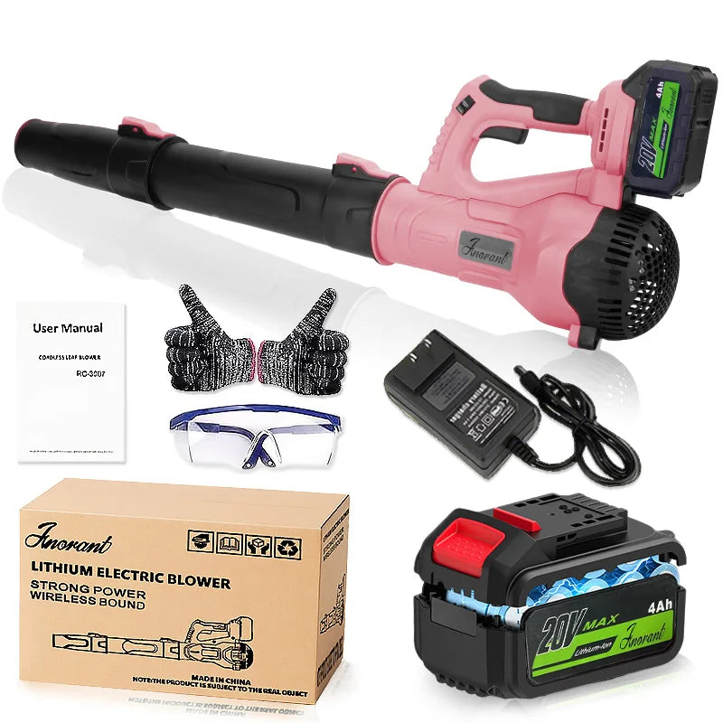 Ultra-high power leaf blower cordless blower garden leaves suitable for garden cleaning, dust removal and snow removal