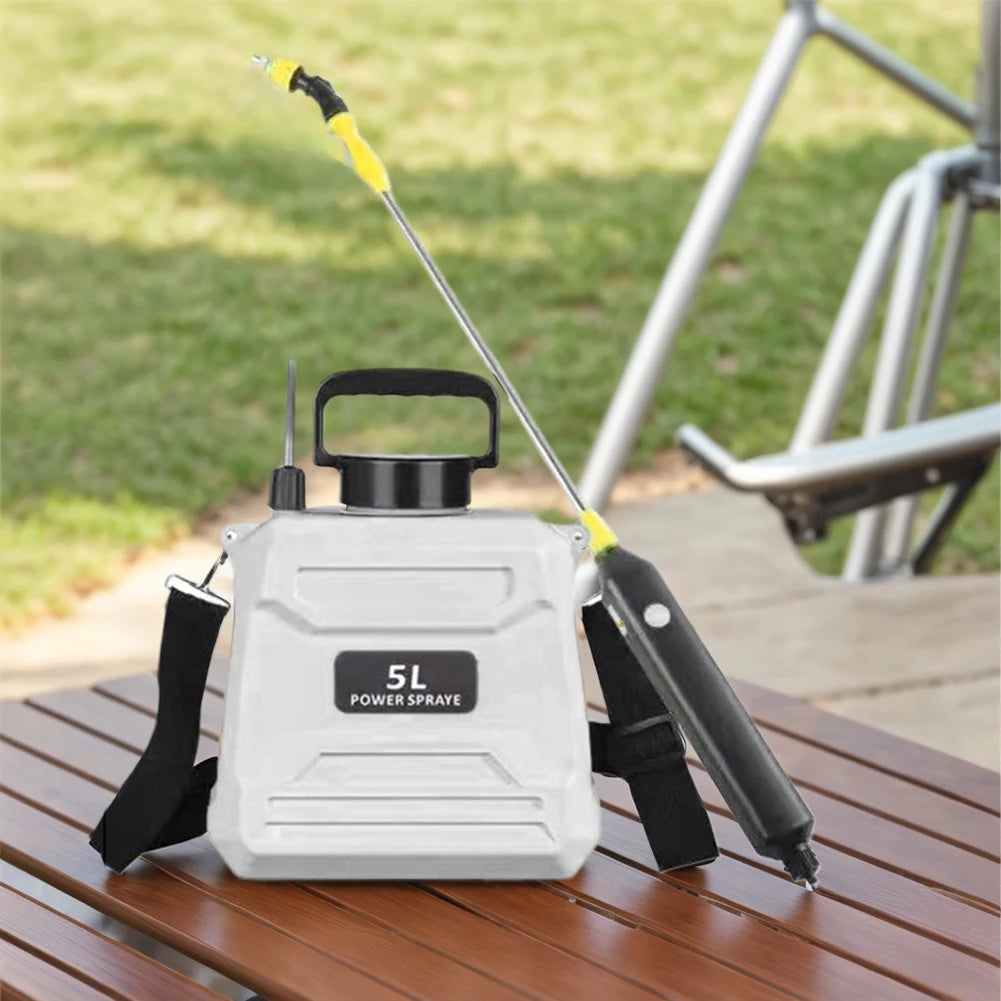 5L Shoulder Pesticide Sprayer Electric Backpack Sprayer 3 Modes Automatic Sprayer Bottle Garden Water Sprayer for Glass Cleaning