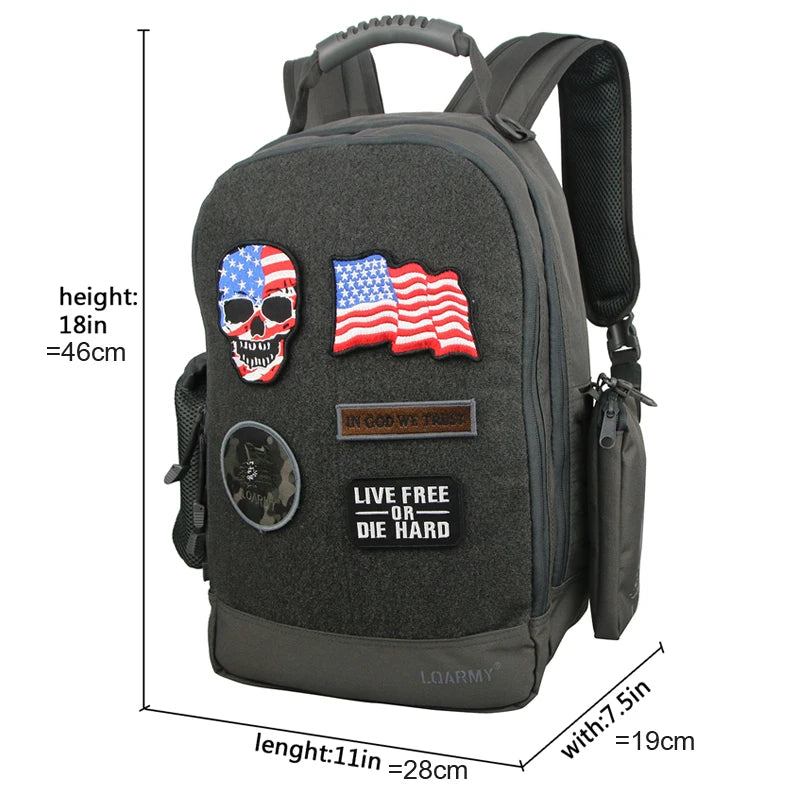 35L Outdoor Tactical Backpack Waterproof Military Rucksack