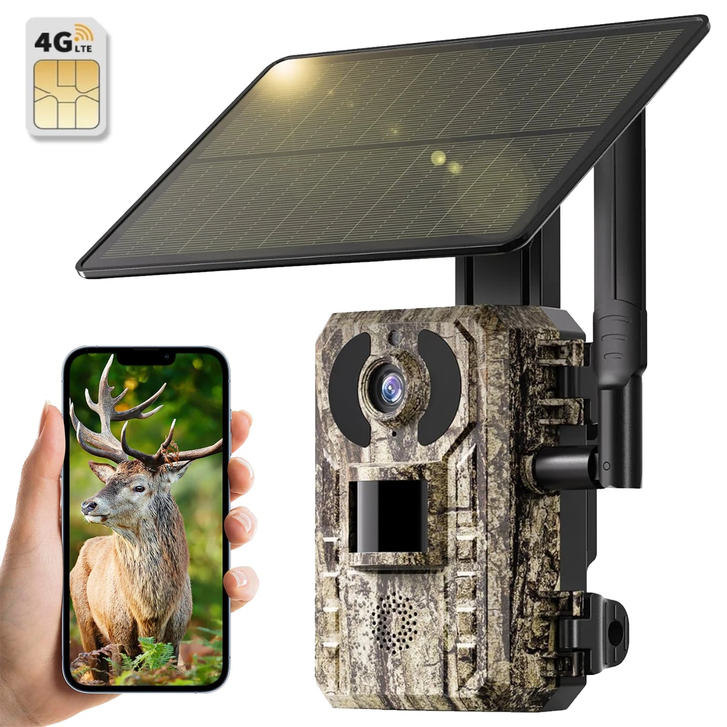 4G LTE Trail Camera 3rd Gen Built In SIM Card Live Video