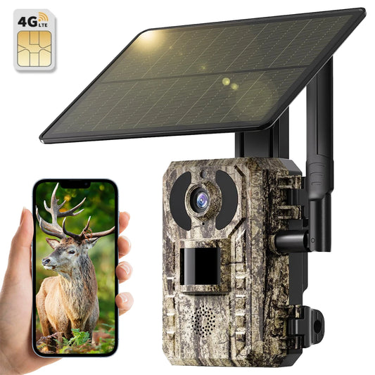 4G LTE Trail Camera 3rd Gen Built In SIM Card Live Video