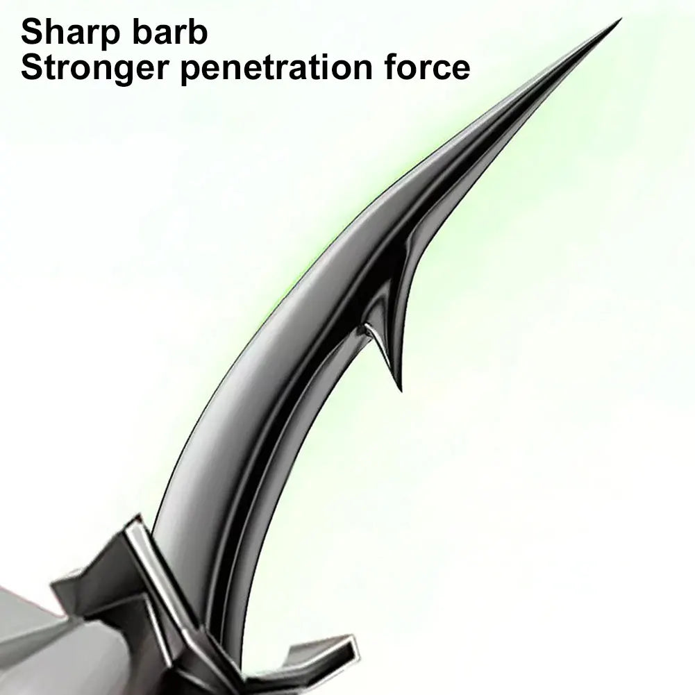 High Carbon Steel Treble Hook 5 Colors Luminous Treble Hook Barbed Sharp Triple Hook for Saltwater Freshwater Fishing