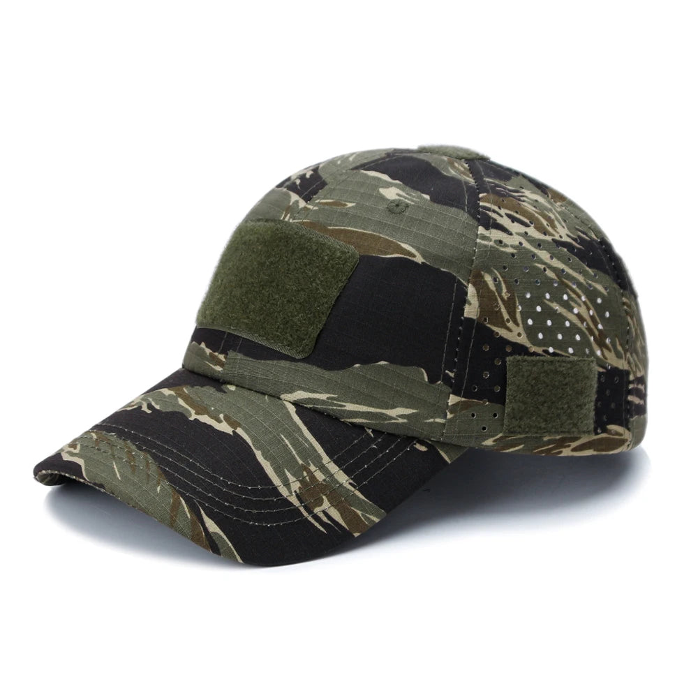 Unisex Camouflage Outdoor Baseball Cap Breathable Sun Protection Hat For Hunting