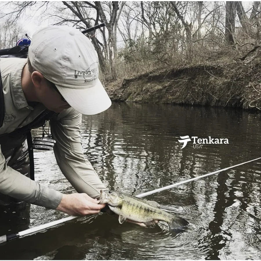 Fly Fishing HANE Rod with Case Super Compact AllAround for Small Medium Fish UltraPortable Carbon Fiber Lightweight 10ft10in 33