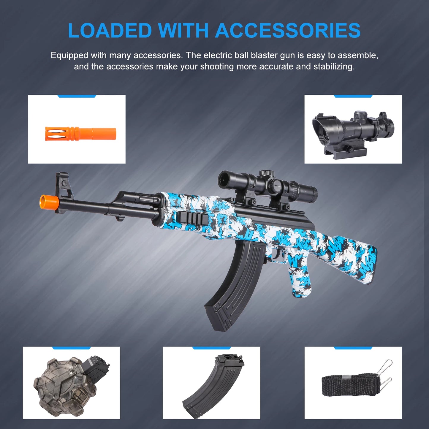 M4A1 Electric Blaster Gun High Precision Outdoor Toy Gift