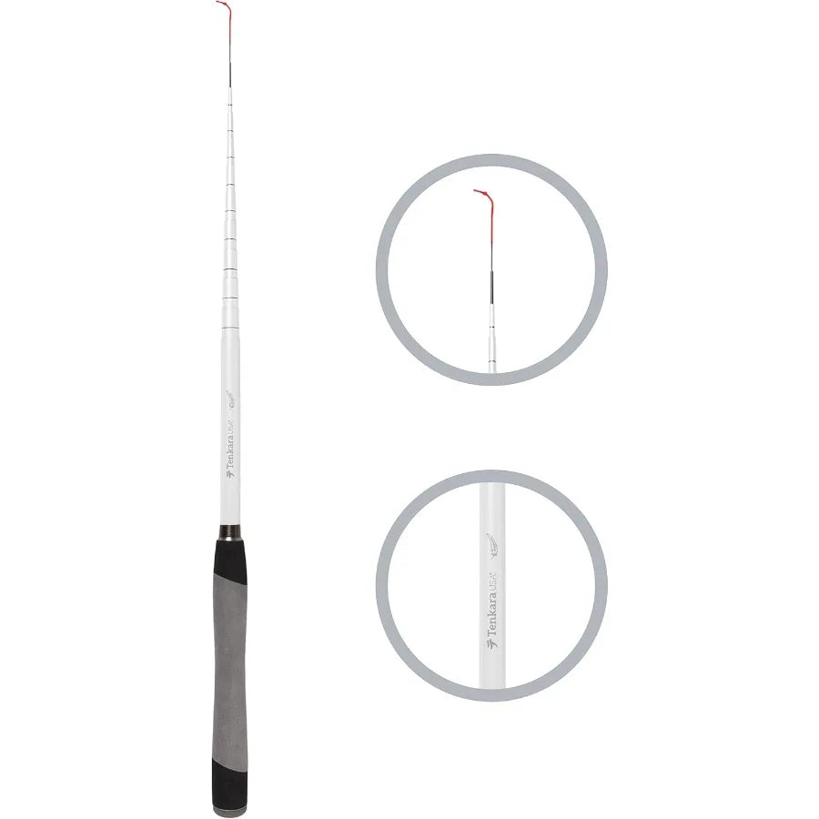 Fly Fishing HANE Rod with Case Super Compact AllAround for Small Medium Fish UltraPortable Carbon Fiber Lightweight 10ft10in 33