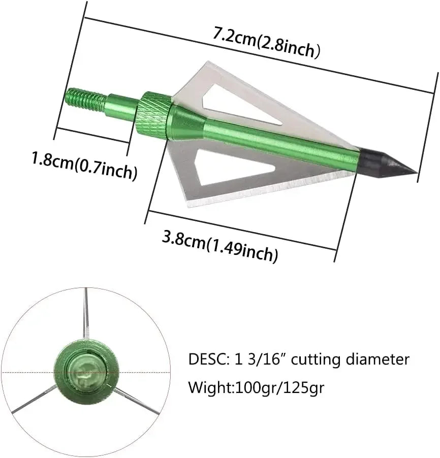 Elong Crossbow Bolts 20 Inch Carbon with Hunting Broadheads 6 Pack, Crossbow Arrows for Hunting Outdoor Target Practice