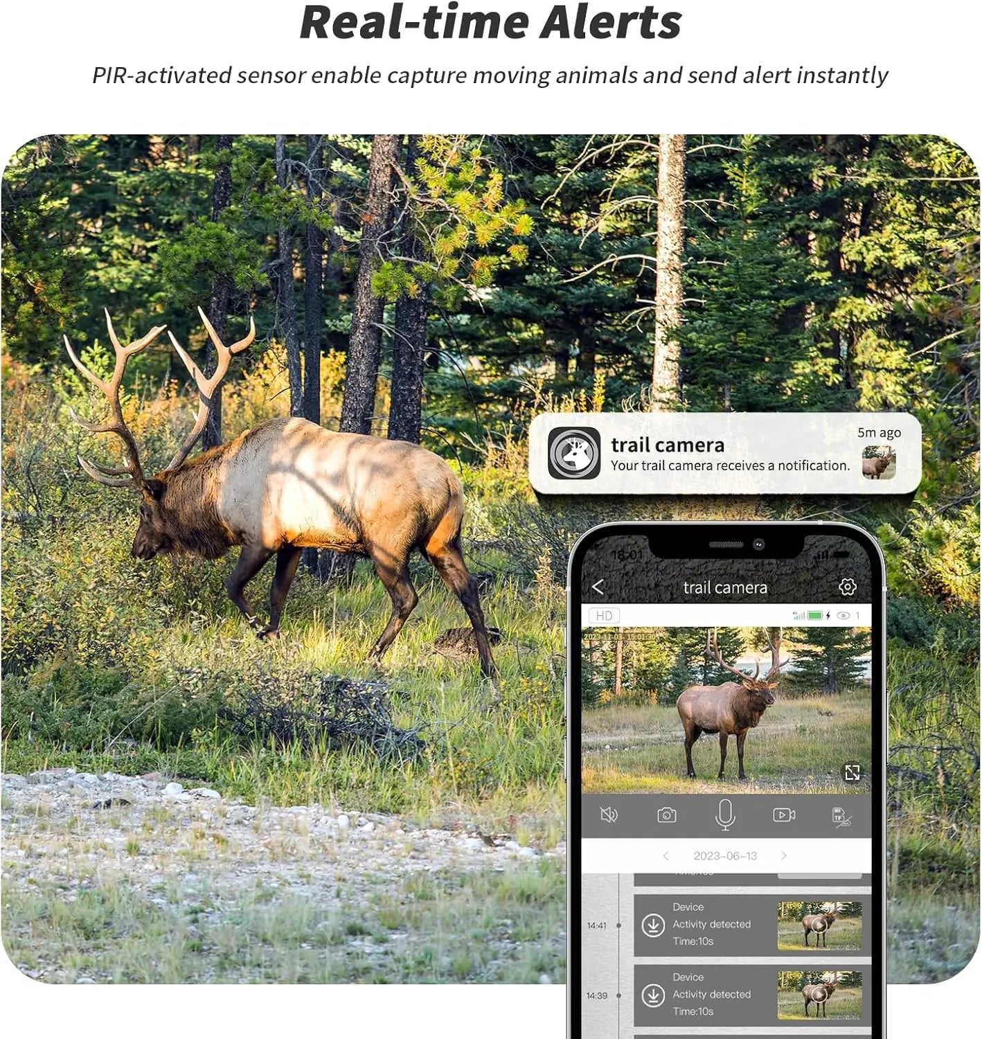 4G LTE Trail Camera 3rd Gen Built In SIM Card Live Video