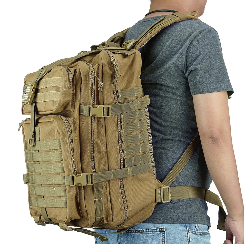 25L/50L Sturdy Nylon Waterproof Tactical Sports Trekking Fishing Hunting Camping Hiking Bag Backpack Outdoor Rucksacks