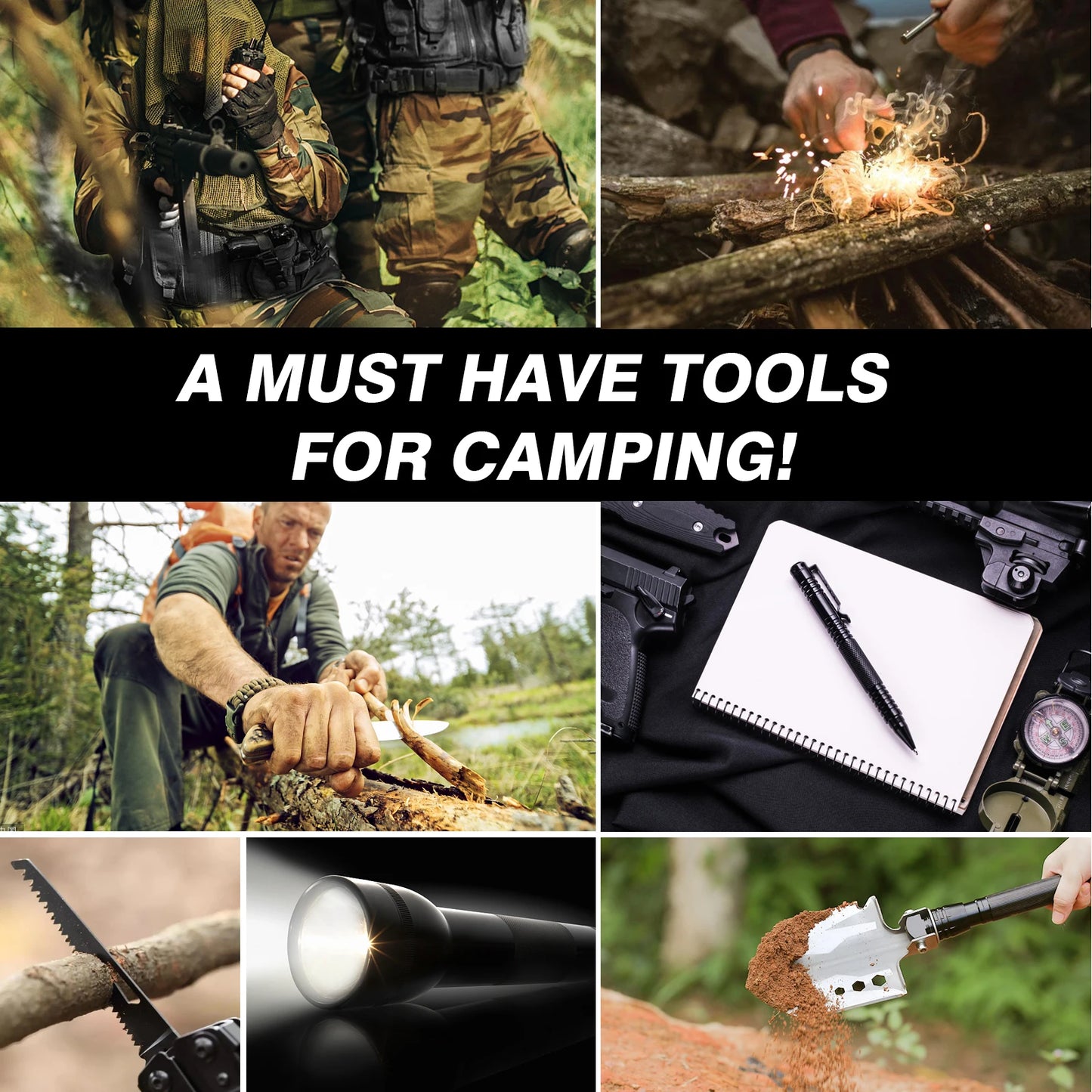 Tomshoo Tactical Vest Multi Pocket Breathable Combat Vest